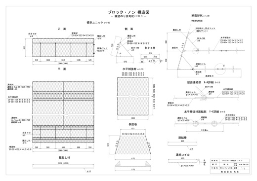ブロック・ノン標準構造図