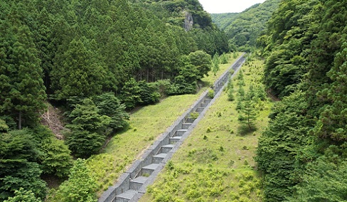 土捨場・落差工