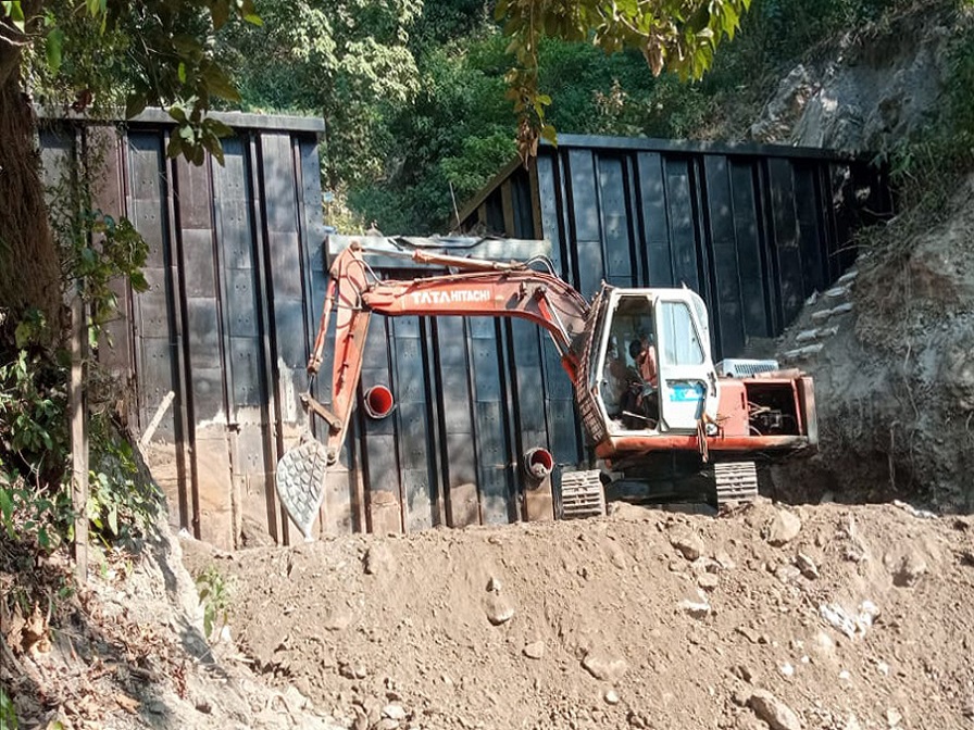 第3回　インド北部山岳州における山地災害対策プロジェクトでダブルウォールの技術協力