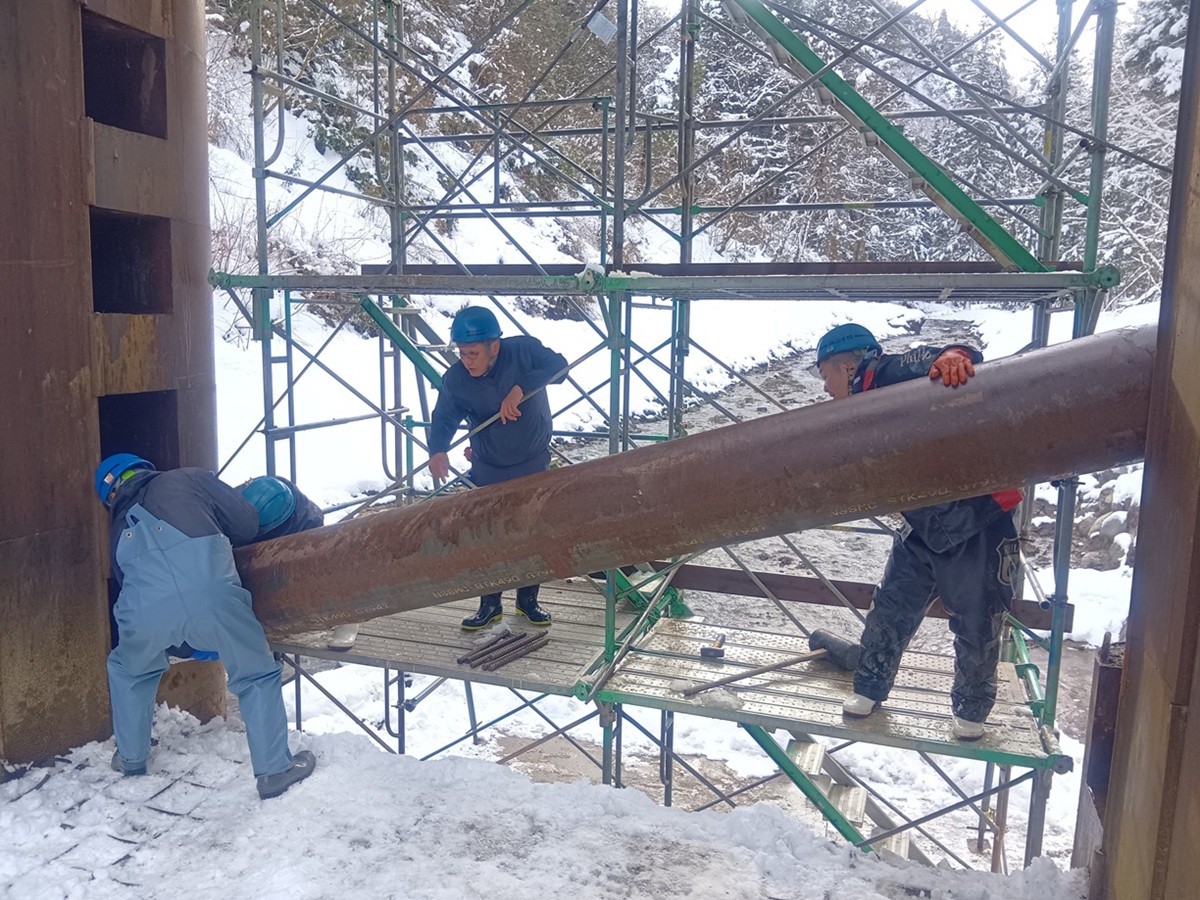 HBBO+型横ビーム再設置